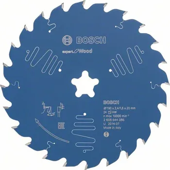 Pilový kotouč Bosch Expert for Wood 190 x 2,4 mm 24 zubů