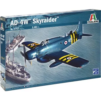 Plastikový model Italeri Douglas AD-4W Skyraider 1:48
