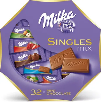Bonboniéra Milka Singles Mix 138 g