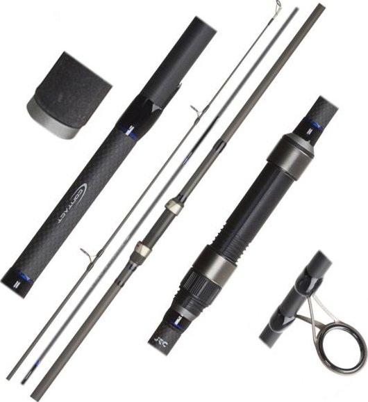 JRC Contact Karpfenrute 3,90m - Teleskopische Carbon Rute 3lb Wurfgewicht