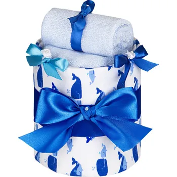 plenkový dort T-TOMI Malý plenkový dort s krabičkou