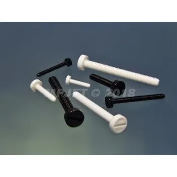 RC vybavení Polyamidový šroub M4×20 s uzavřenou drážkou, černý (10 ks)