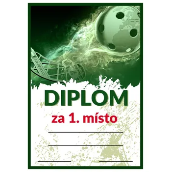 Poháry.com Diplom D53 florbal