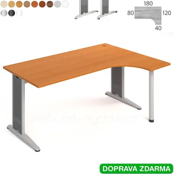 Psací stůl FE 1800 L Hobis Flex - Stůl 180 x 120