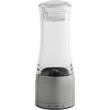 Mlýnek na koření Mlýnek na sůl nebo pepř 15cm BRANDANI (barva -stříbrná / čirá)