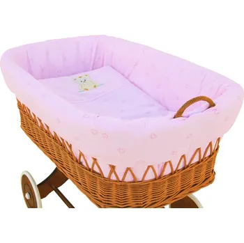 Povlečení Scarlett Méďa 6dílná souprava do proutěného koše