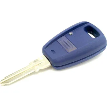 Autoklíč klíč FIAT 1 tlačítko - modrý obal - planžeta GT15R