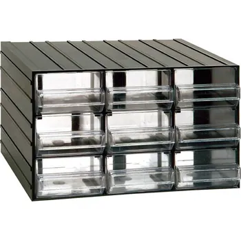 ArtPlast Modulová skříňka s 9 zásuvkami 382 x 290 x 230 mm Skříňka na nářadí ArtPlast Modulová skříňka s 9 zásuvkami 382 x 290 x 230 mm