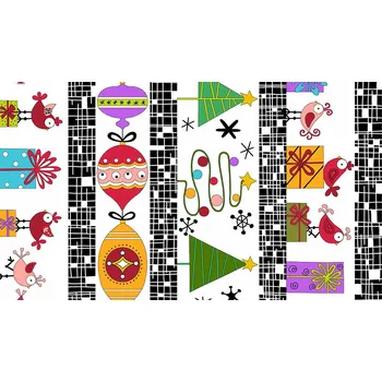 MAKOWER UK Látka vánoční v metráži 125X