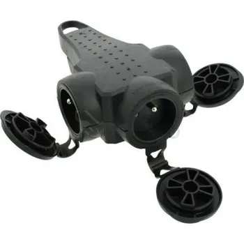 Elektrická zásuvka Legrand gumová trojzásuvka 50578 230V/16A