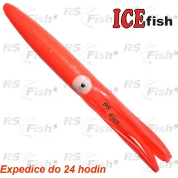 Umělá nástraha Ice Fish barva fluo červená 30,0 cm