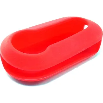 Autoklíč Silikonový obal na klíč Fiat / Peugeot - barva červená