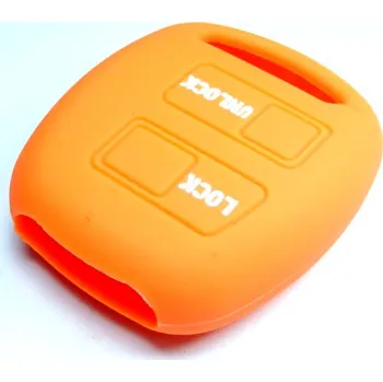 Autoklíč Silikonový obal na klíč Toyota - barva oranžová