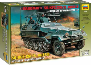 Plastikový model Zvezda Sd.Kfz.251/3 Ausf.B Radio Car 1:35