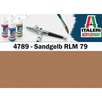 Modelářská barva Italeri barva akryl 4789AP - Sandgelb RLM 79 20ml VÝPRODEJ