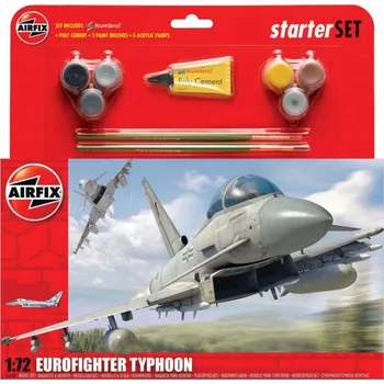 Plastikový model Airfix Starter Set Eurofighter Typhoon 1:72