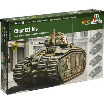 Plastikový model Italeri Wargames Char B1 Bis 1:56