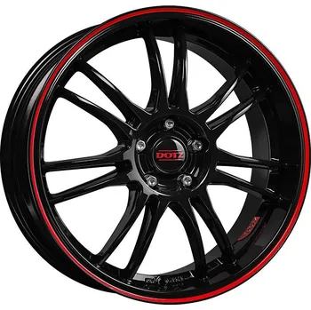 Alu kolo Dotz Shift Pinstripe Red 8x19 5x112 ET45