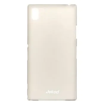 Pouzdro na mobilní telefon Pouzdro JEKOD PP ultratenký 0,3 mm kryt Grey + fólie pro Sony C6903 Xperia Z1