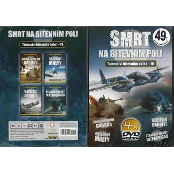 DVD film Smrt na bitevním poli 4x DVD (Smrt na bitevním poli I - IV)