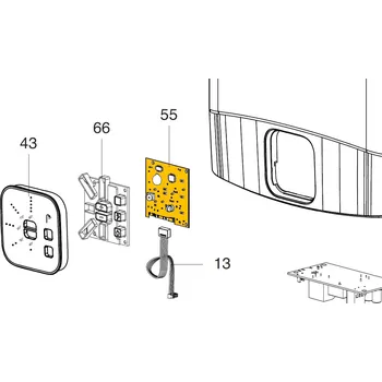 Bojler ARISTON Ovládací panel pro VELIS EVO 100 a VELIS EVO INOX 100; ND 65115408 (65116359)