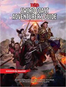Příslušenství k deskovým hrám Wizards of the Coast Dungeons & Dragons RPG Sword Coast Adventurer's Guide (EN)