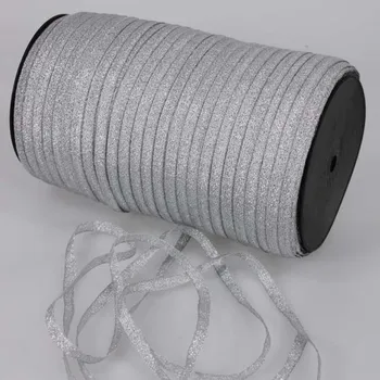 Stuha Stuha lurexová stříbrná, šíře 7mm