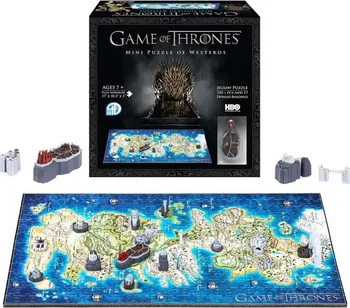 Příslušenství k deskovým hrám 4D Cityscape Game of Thrones: Mini Puzzle of Westeros
