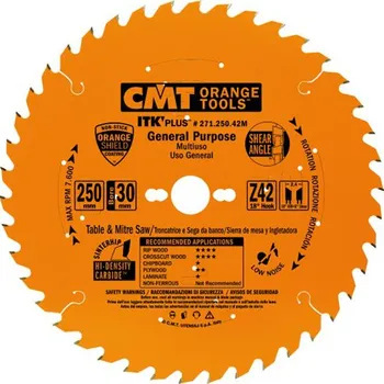 Pilový kotouč CMT ITK ultra tenký kotouč univerzální D200 x 1,8 d30 Z36 HM