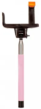 Selfie tyč MadMan Deluxe 100 cm růžová