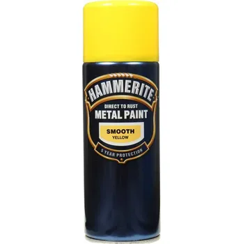 Barva ve spreji Hammerite sprej, Přímo na rez 400 ml žlutý