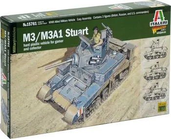 Plastikový model Italeri Wargames M3/M3A1 Stuart 1:56