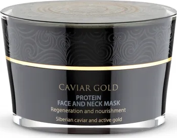 Pleťová maska Natura Siberica Caviar Gold Proteinová maska na obličej a dekolt 50 ml