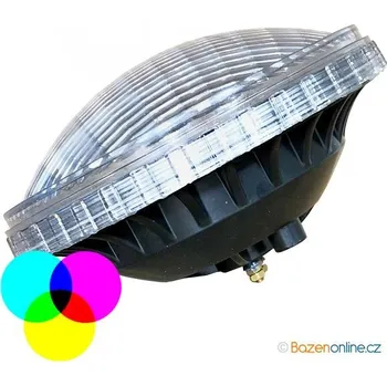 Bazénové osvětlení LED žárovka 30W s barevnými i bílými diodami RAINBOW