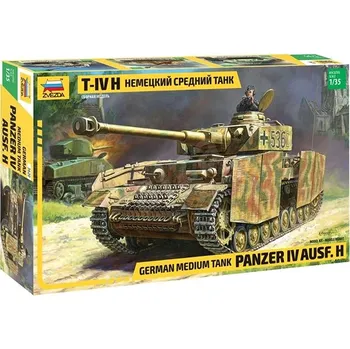 Plastikový model Zvezda Panzer IV Ausf.H German Medium Tank 1:35