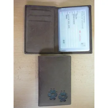 Pouzdro na doklady - motiv stopy