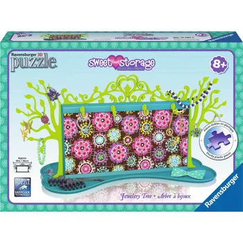 3D puzzle Ravensburger Girly Girl Šperkovnice Vločky 3D