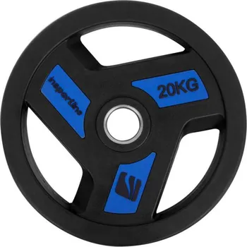inSPORTline Herk pogumovaný olympijský kotouč, 20 kg