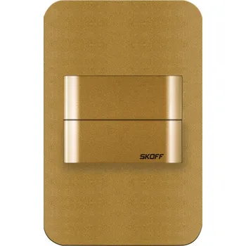 Nástěnné svítidlo Skoff Duo Salsa Short mat.mosaz teplá bílá