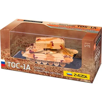 Zvezda Built Up TOS-1A Russian Multiple Rocket Launcher 1:72 Plastikový model Zvezda Built Up TOS-1A Russian Multiple Rocket Launcher 1:72