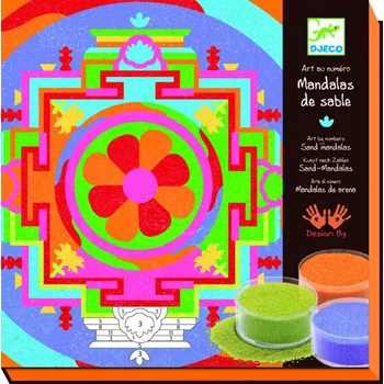 kreativní sada Djeco Obrázky z písku Tibetské Mandaly