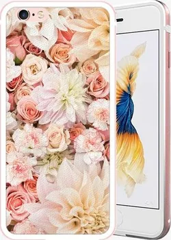 Pouzdro na mobilní telefon iSaprio Flower Pattern 06 pro Apple iPhone 6 Plus/6S Plus Rose Gold