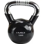 HMS KTC černý kettlebell s chromovaným…