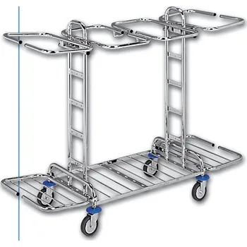 Odpadkový koš EASTMOP Vozík na třídění odpadu a prádla KOMBI 24 - 4 x 120 l
