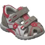 Dětské KOŽENÉ SANDÁLKY Santé - hnědo červené velikost: 26