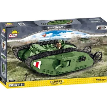 COBI Great War 2972 První bojově nasazený tank Mark I Stavebnice COBI COBI Great War 2972 První bojově nasazený tank Mark I
