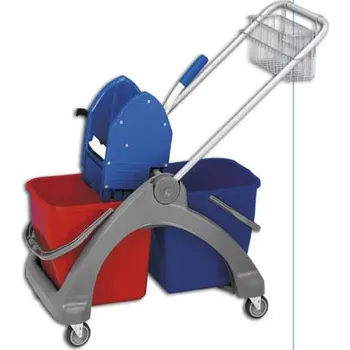 Úklidový vozík EASTMOP Úklidový vozík plastový 2x25 l bez košíku