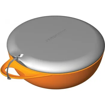 Sea To Summit Delta Bowl with Lid, Orange/Grey