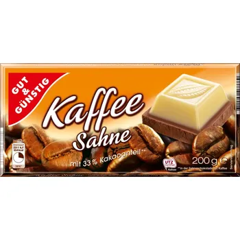 Čokoláda G&G Smetanovo-kávová čokoláda, 200g - originál z Německa