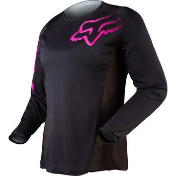 Moto oblečení Fox Womens Blackout MX18 Jersey černý/růžový